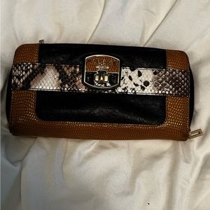 GUESS snakeskin wallet
